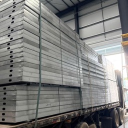 Paneles estructurales preensamblados en planta